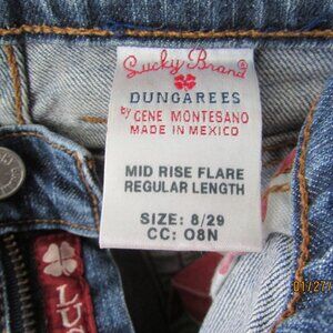 Lucky Mid Rise Flair Blue Jeans